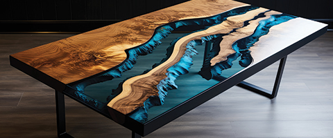 How durable are our resin tables? Find out how our resin tables are made with the best and most durable materials available. 